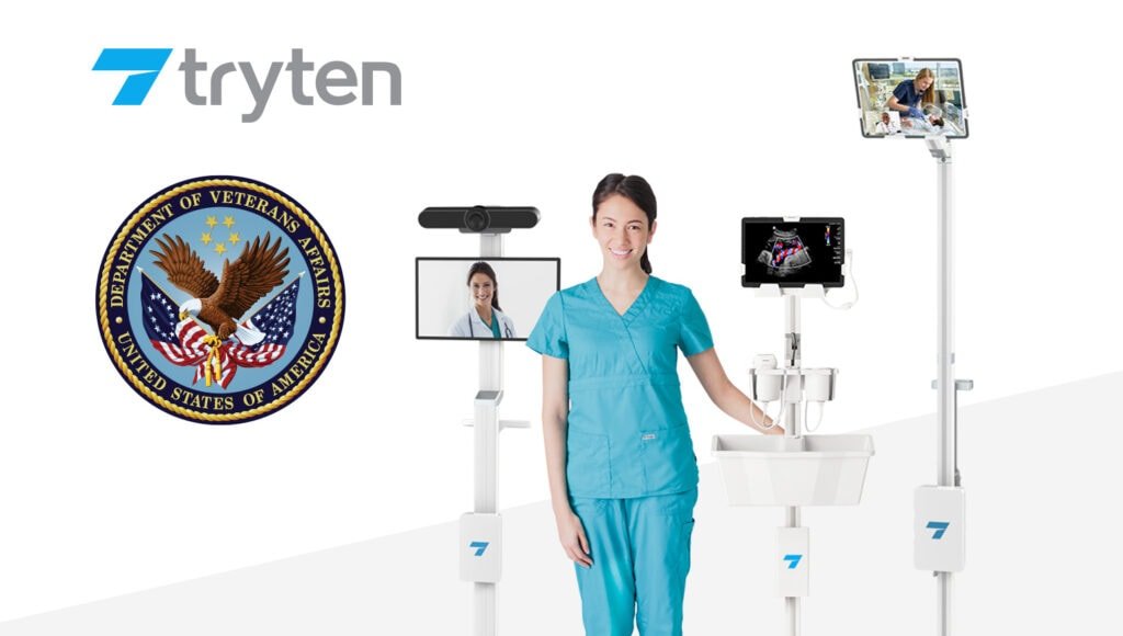 NOVA Modular Medical Tablet Cart for Veterans Affairs Thumbnail