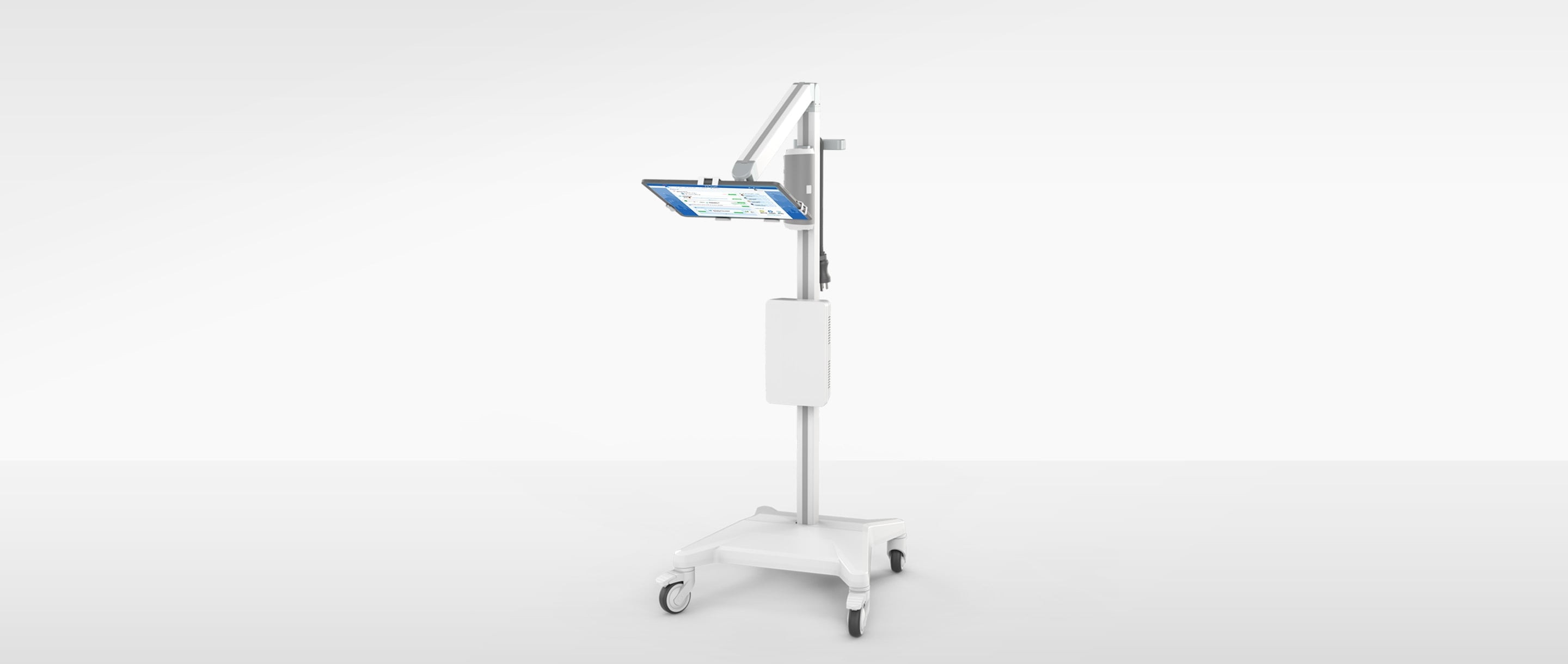 Bedside EHR Cart - Tablet and Speaker
