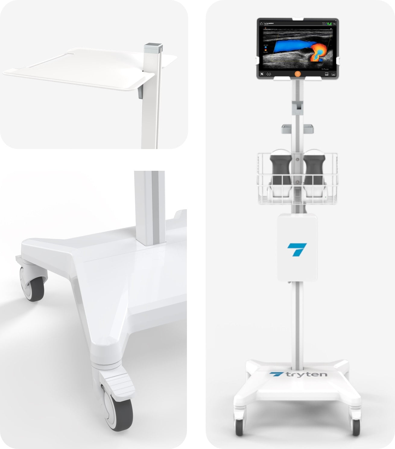 ECG Tablet on Cart - Detail