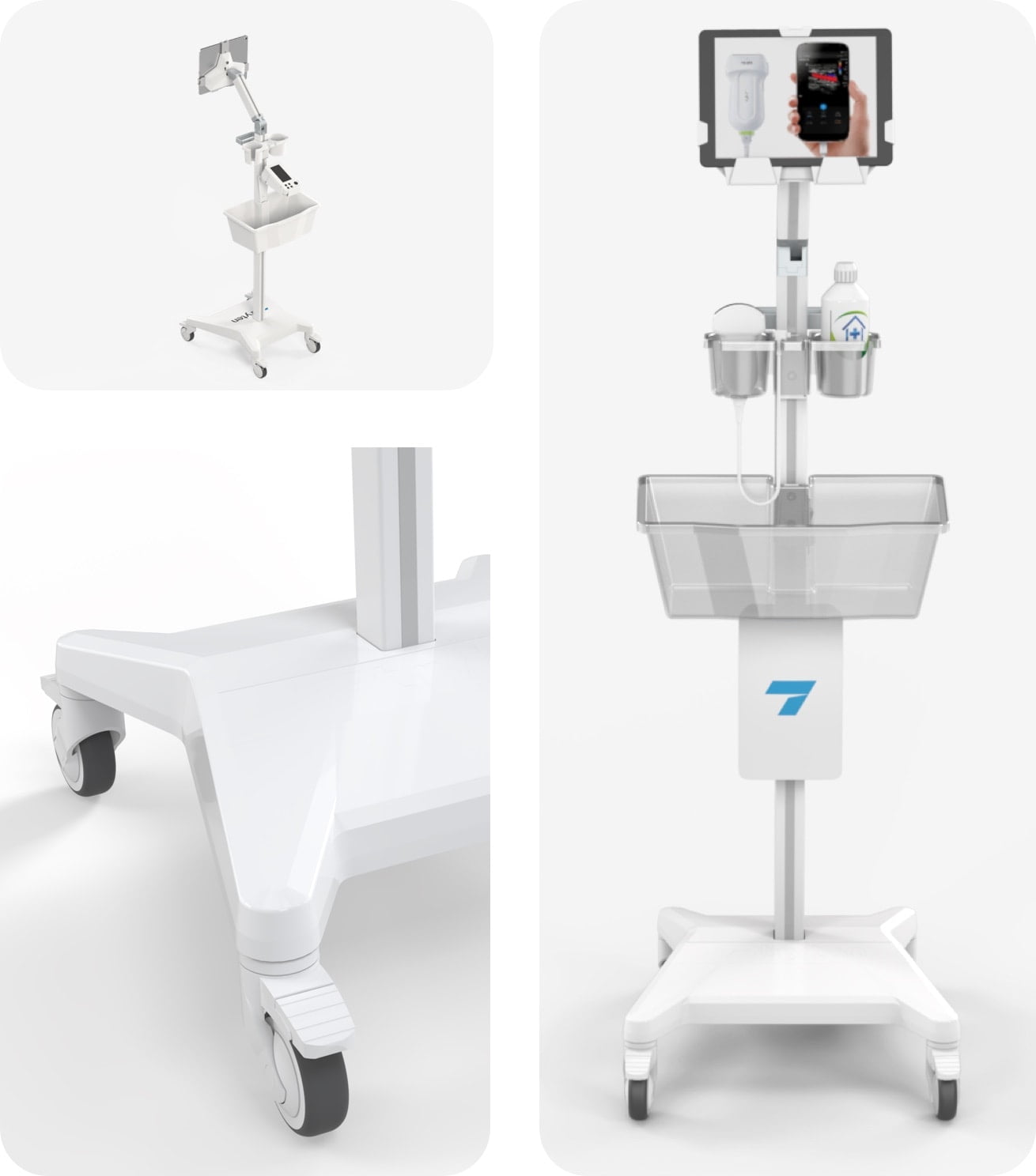 Endoscope Tablet on Cart - Detail