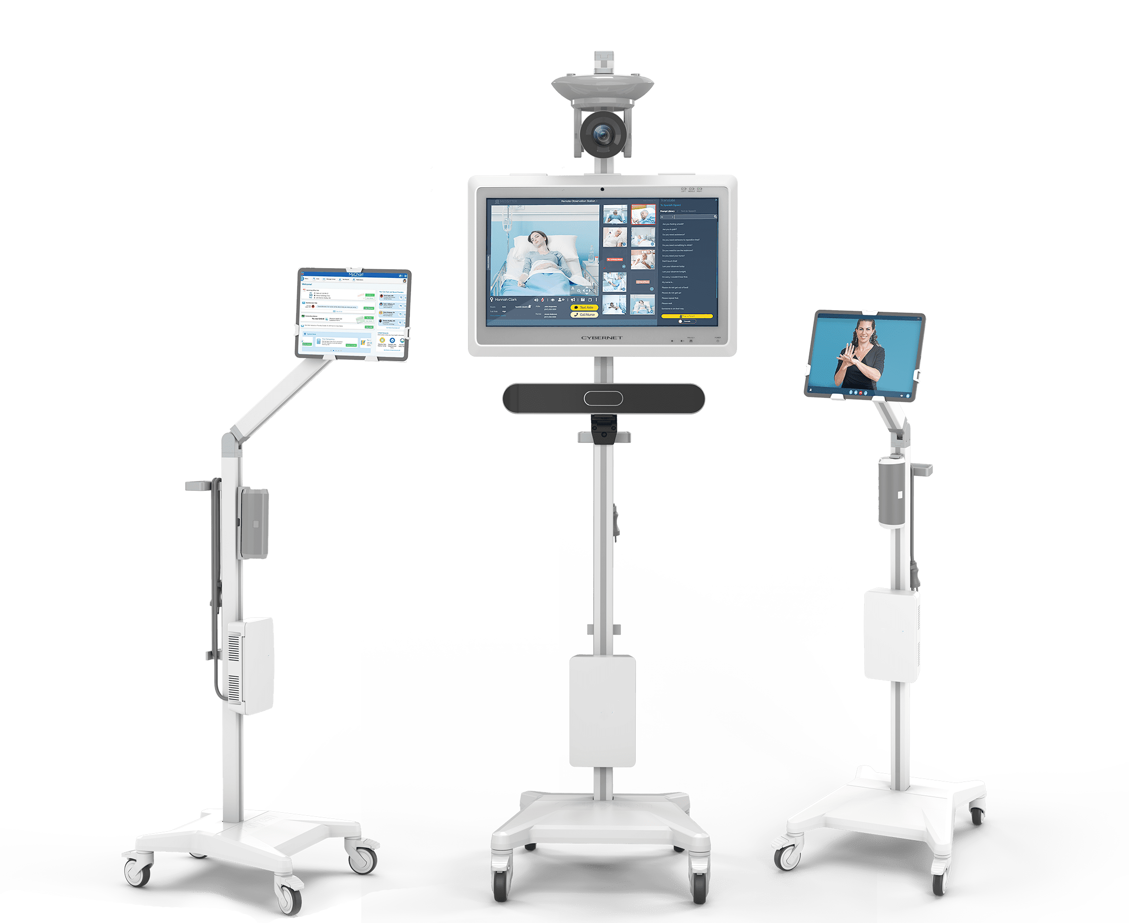 Tablet & iPad Cart for Telehealth, Hospitals, and Medical